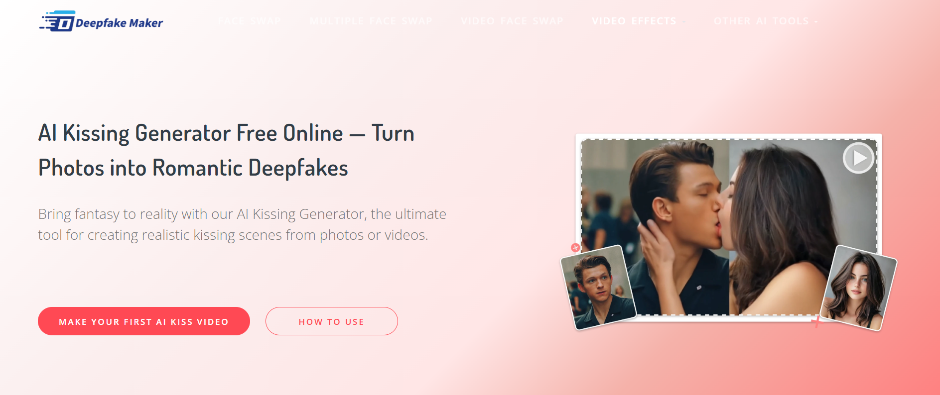 AI Kissing Generator's Homepage