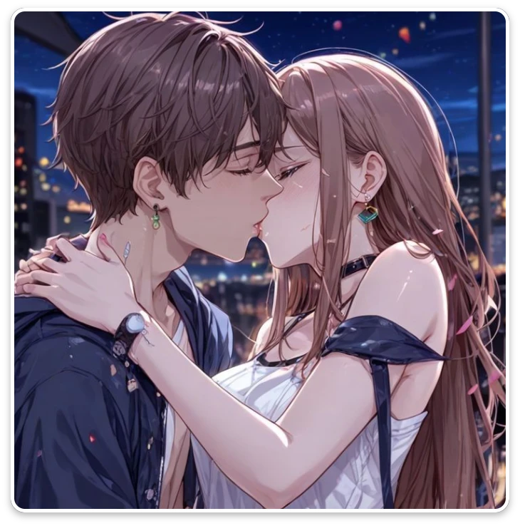 Animate kiss