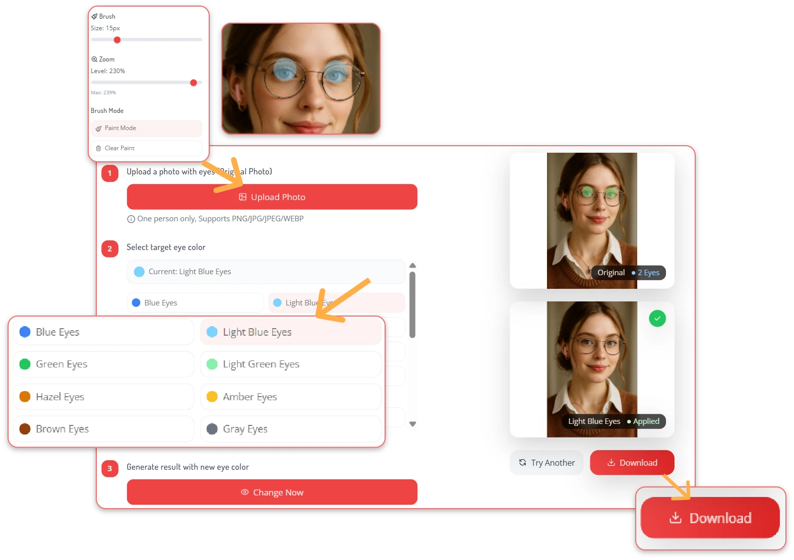How to Use Change Eye Color AI in 3 Simple Steps