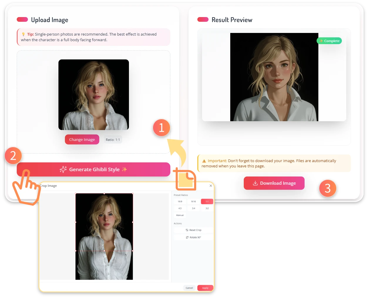 Step-by-Step Guide: How to Use the Ghibli Filter in 3 Steps