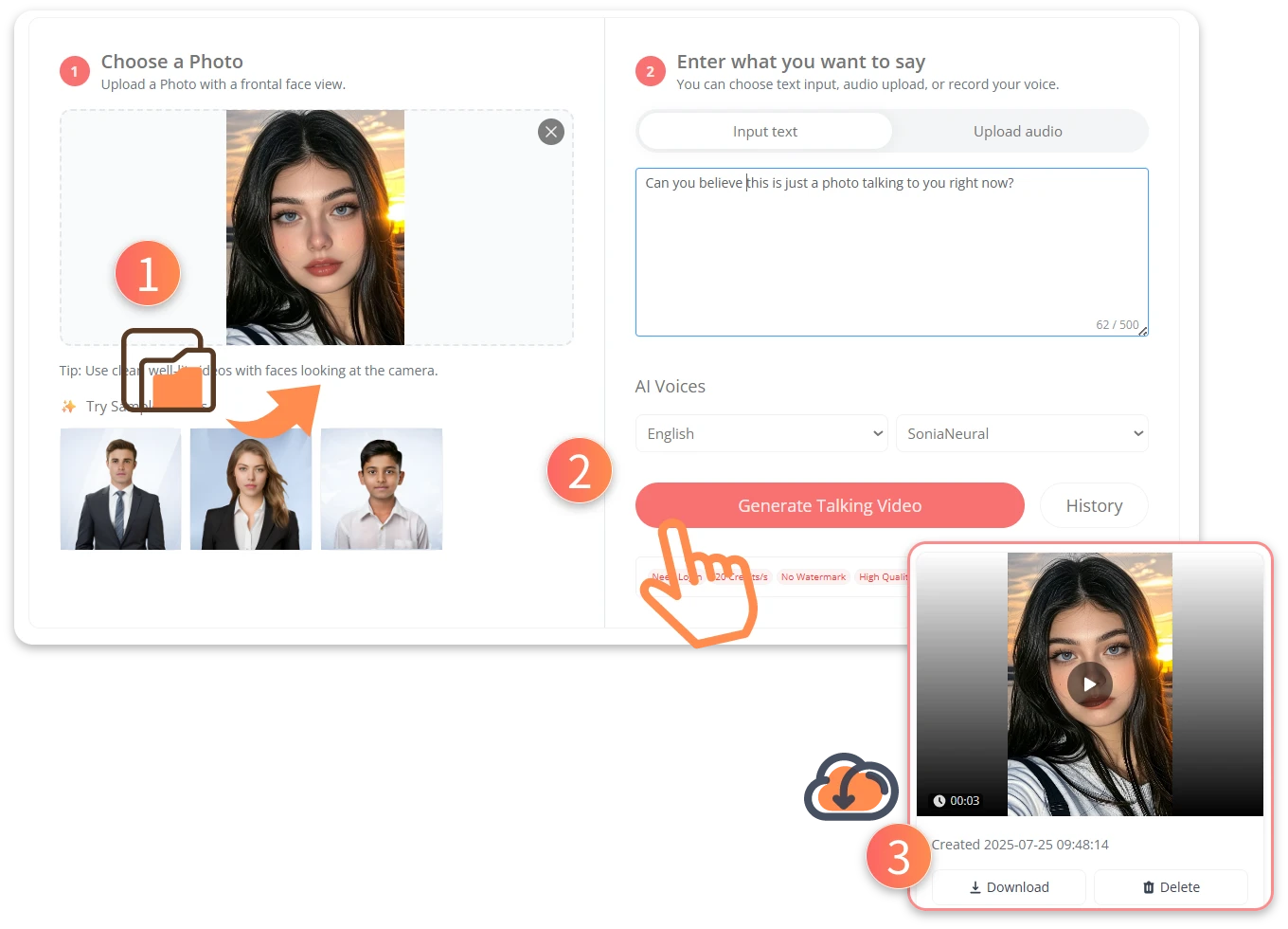 How to Create a Talking Photo