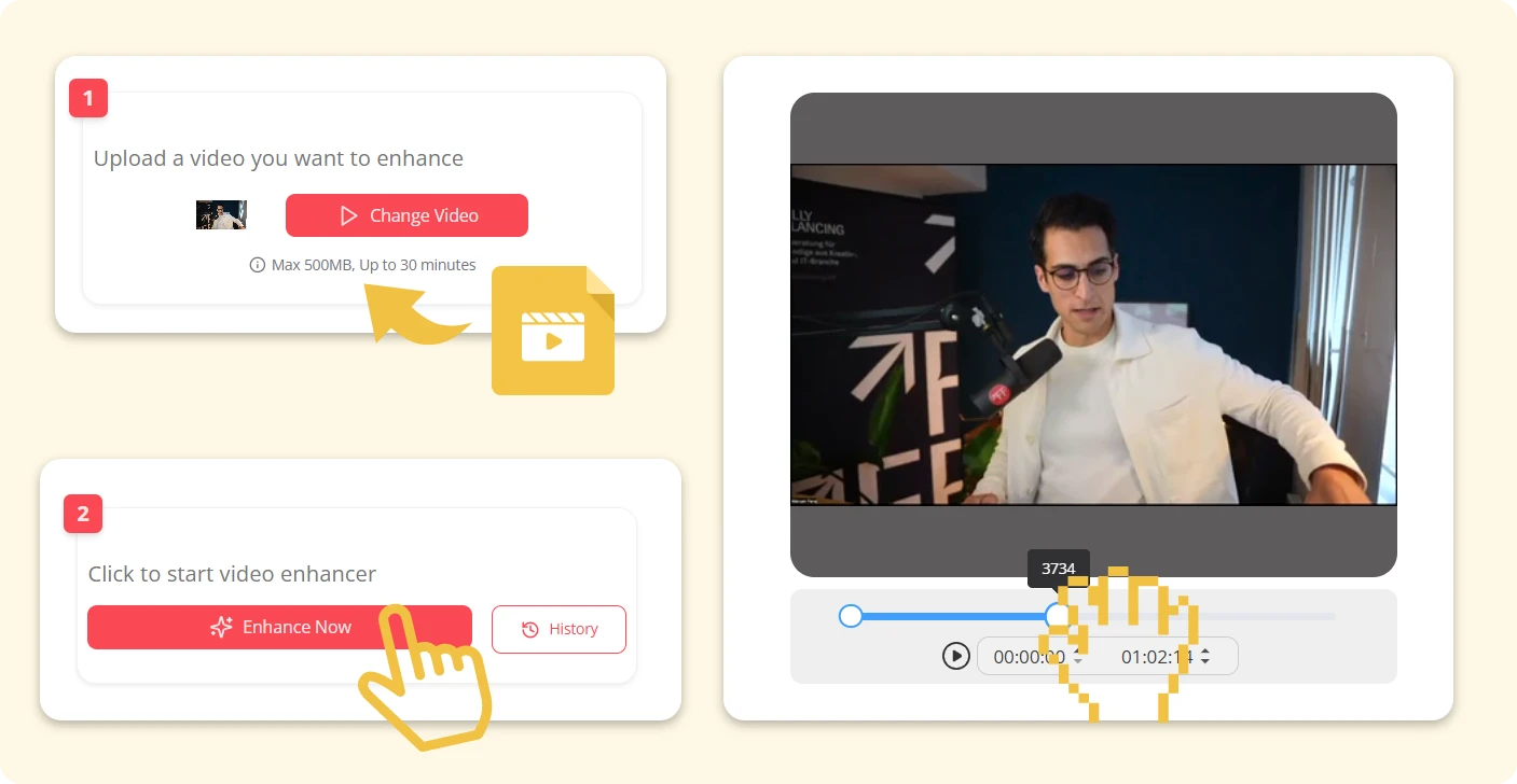 How to Use the AI Video Upscaler (3 Simple Steps)