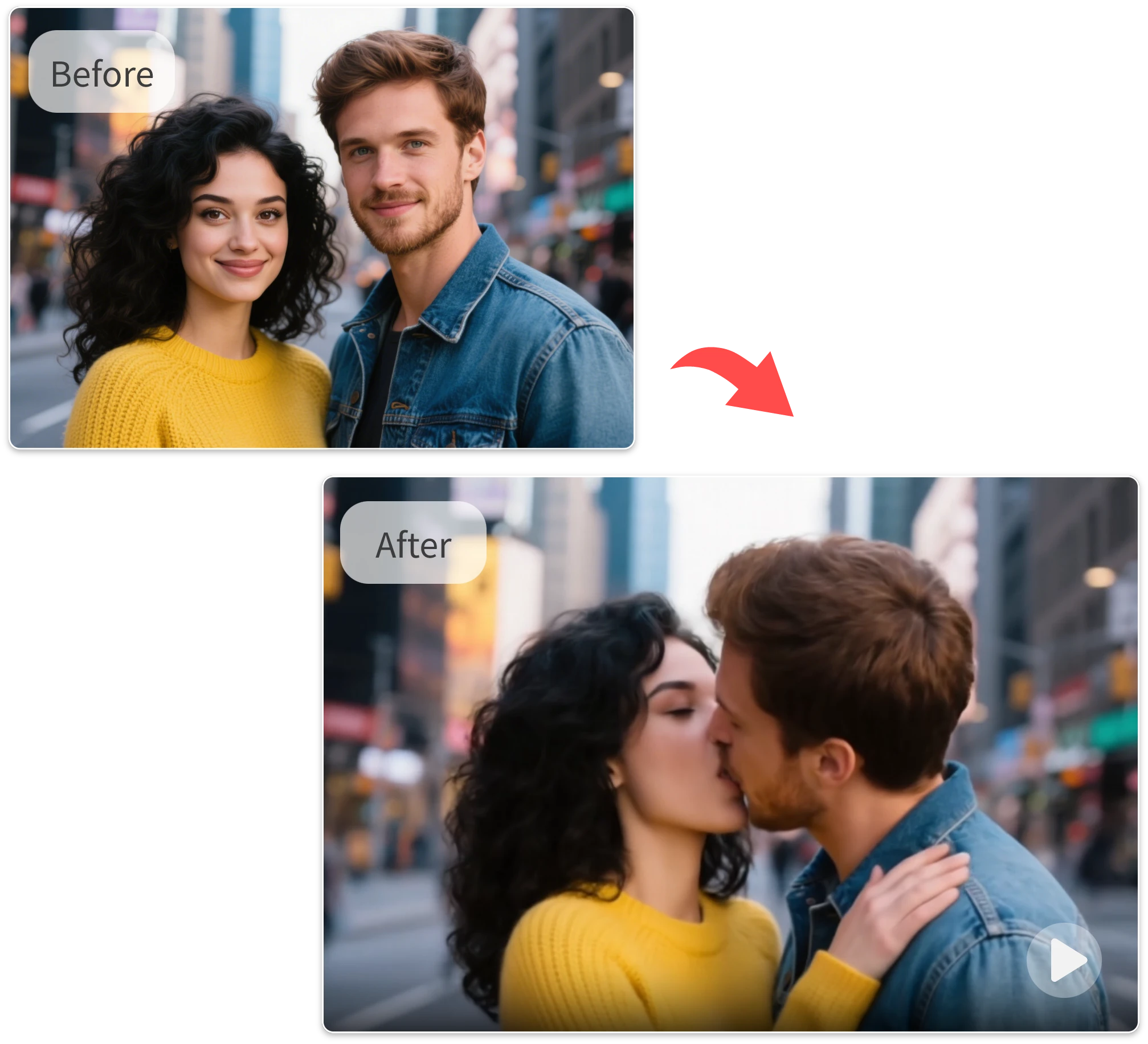 Instantly Add Kiss Scenes to Your Videos Without Editing Skills
