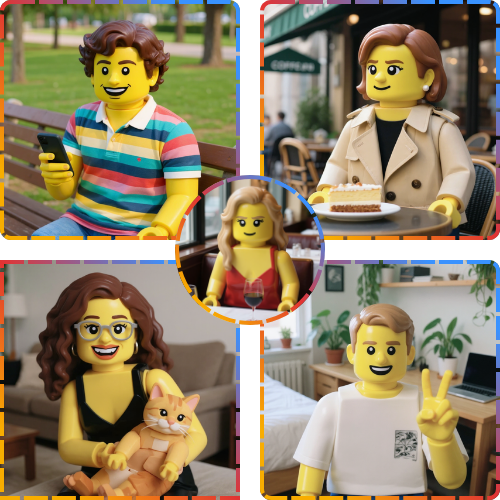 AI Lego Generator for Social Media Avatars