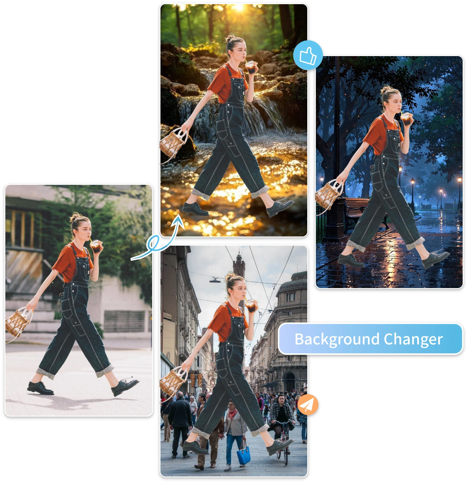 Transform Your Photos Instantly with AI Background Changer