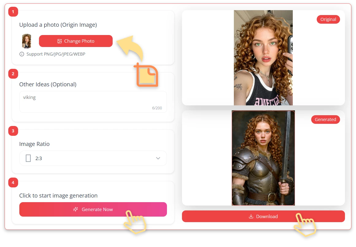 How to Use the AI Viking Generator in 3 Simple Steps
