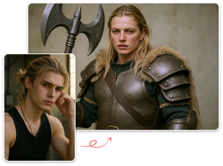 Make Viking Portraits for Gifts and Posters