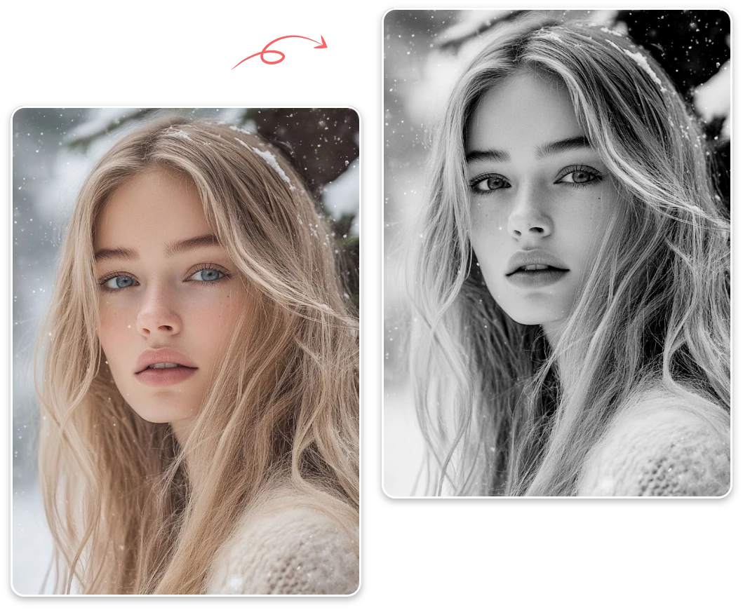 Accurate Art References from Clean, Filter-Free Photos