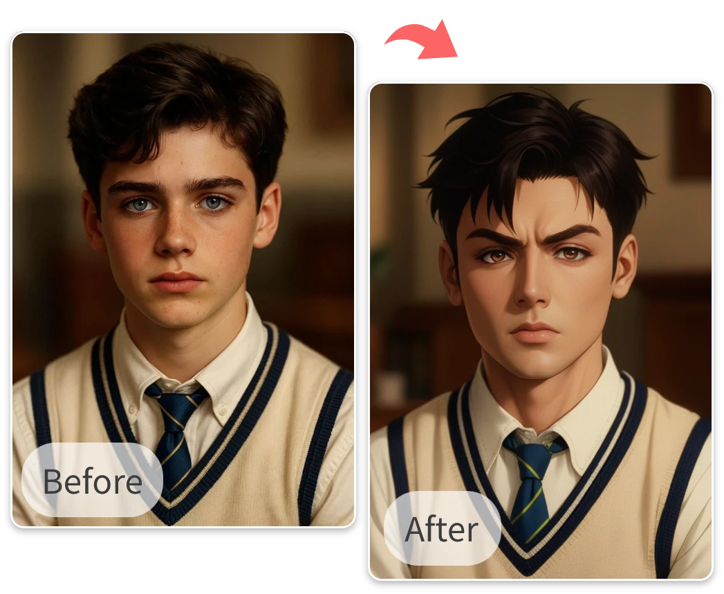 Turn Friends’ Photos to Anime for Fun and Surprises