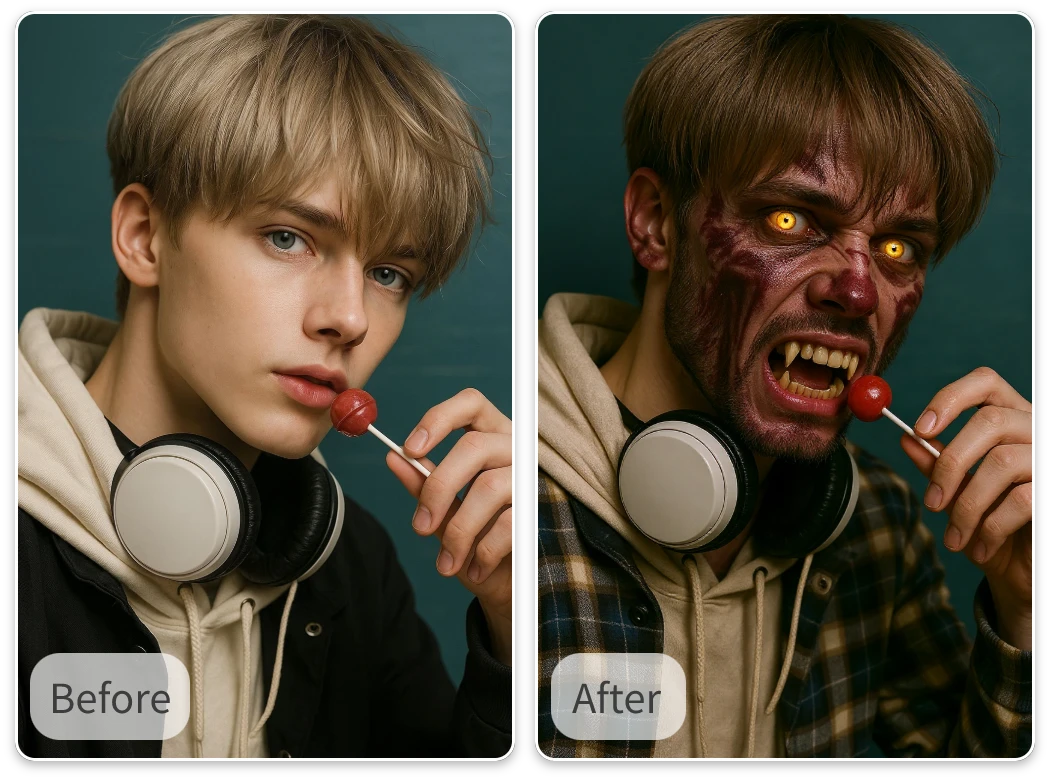 Turn Yourself into a Friendly Zombie for Halloween!