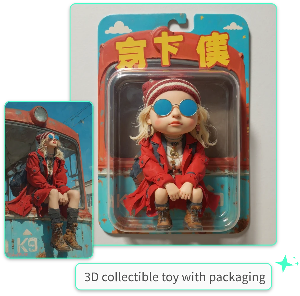 Visual AI Action Figure Reference for Creators
